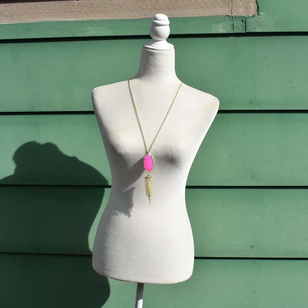 Kendra Scott | Rayne Stone Tassel Pendant Necklace - Picture 6 of 8